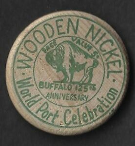 Buffalo Wooden Nickle